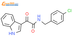 N-(对氯苯基)-吲哚-3-乙氧基酰胺结构式图片|61-38-1结构式图片