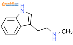 N(omega)-甲基色胺结构式图片|61-49-4结构式图片