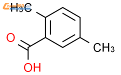 2,5-二甲基苯甲酸结构式图片|610-72-0结构式图片