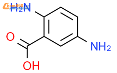 2,5-二氨基苯甲酸结构式图片|610-74-2结构式图片