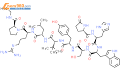 醋酸兰瑞肽结构式图片|61012-19-9结构式图片