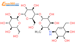 阿卡波糖杂质C结构式图片|610271-07-3结构式图片