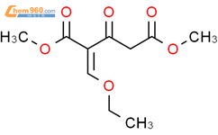 Pentanedioic acid, 2-(ethoxymethylene)-3-oxo-, dimethyl ester结构式图片|61043-19-4结构式图片