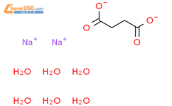 六水合丁二酸钠结构式图片|6106-21-4结构式图片