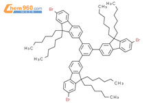 9H-Fluorene, 2,2',2''-(1,3,5-benzenetriyl)tris[7-bromo-9,9-dihexyl-结构式图片|610788-02-8结构式图片