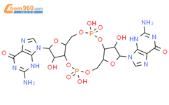 二(3,5)-环二鸟苷酸结构式图片|61093-23-0结构式图片