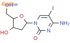 5-碘-2'-脱氧胞苷结构式图片|611-53-0结构式图片