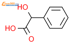 苦杏仁酸结构式图片|611-72-3结构式图片