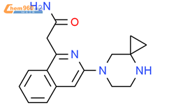 2-(3-(4,7-二氮杂螺[2.5]辛烷-7-基)异喹啉-1-基)醋胺石结构式图片|611235-23-5结构式图片