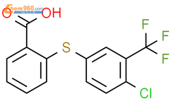 Chloro Trifluoromethyl Phenyl Sulfanylbenzoic Acid