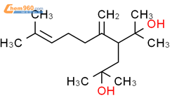 2,5-Hexanediol, 2,5-dimethyl-3-(5-methyl-1-methylene-4-hexenyl)-结构式图片|61194-07-8结构式图片