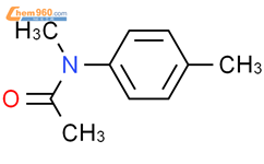 N-甲基-N-(4-甲基苯基)乙酰胺结构式图片|612-03-3结构式图片