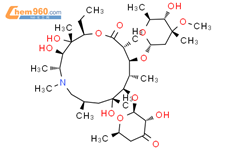 阿奇霉素杂质N结构式图片|612069-25-7结构式图片