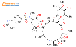 阿奇霉素杂质H结构式图片|612069-30-4结构式图片