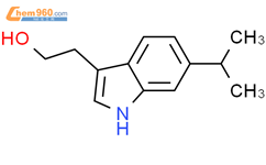 1H-Indole-3-ethanol, 6-(1-methylethyl)-结构式图片|61220-52-8结构式图片