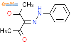 6134-57-2,3-(2-phenylhydrazinylidene)pentane-2,4-dione化学式、结构式、分子式、mol ...