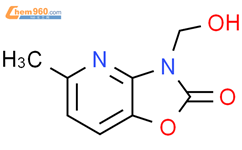 Oxazolo[4,5-b]pyridin-2(3H)-one, 3-(hydroxymethyl)-5-methyl-结构式图片|61356-18-1结构式图片