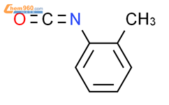 邻甲基苯异氰酸酯结构式图片|614-68-6结构式图片