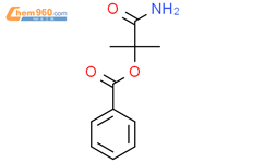 α-苯甲酰氧基异丁酸酰胺结构式图片|6145-93-3结构式图片