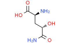 L-谷氨酰胺，4-羟基-，（4S）-（9CI，ACI）结构式图片|61474-48-4结构式图片