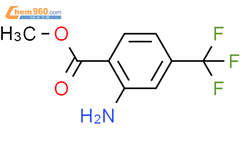 2-氨基-4-三氟甲基苯甲酸甲酯结构式图片|61500-87-6结构式图片
