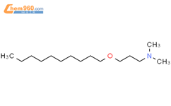 1-Propanamine, 3-(decyloxy)-N,N-dimethyl-结构式图片|61503-79-5结构式图片