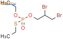 Phosphorothioic acid, O-(2,3-dibromopropyl) O,S-diethyl ester结构式图片|61517-01-9结构式图片