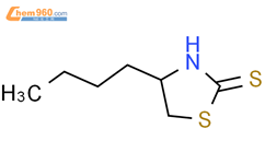 2-噻唑烷乙硫酮，4-丁基-结构式图片|61522-38-1结构式图片