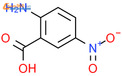2-氨基-5-硝基苯甲酸结构式图片|616-79-5结构式图片