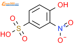 4-羟基-3-硝基苯磺酸结构式图片|616-85-3结构式图片