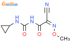 Acetamide, 2-cyano-N-[(cyclopropylamino)carbonyl]-2-(methoxyimino)-结构式图片|61601-01-2结构式图片