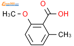 2-甲氧基-6-甲基苯甲酸结构式图片|6161-65-5结构式图片