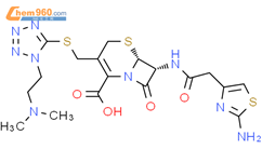 头孢替胺结构式图片|61622-34-2结构式图片