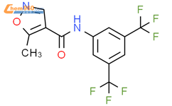 4-Isoxazolecarboxamide, N-[3,5-bis(trifluoromethyl)phenyl]-5-methyl-结构式图片|61643-24-1结构式图片