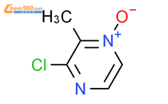 Pyrazine, 2-chloro-3-methyl-, 4-oxide结构式图片|61689-41-6结构式图片