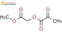 Propanoic acid, 2-oxo-, 2-methoxy-2-oxoethyl ester结构式图片|616890-17-6结构式图片