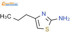 4-丙基噻唑-2-胺结构式图片|61764-34-9结构式图片