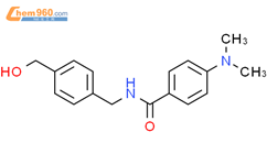 4-(dimethylamino)-N-[[4-(hydroxymethyl)phenyl]methyl]benzamide