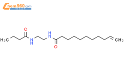 10-Undecenamide, N-[2-[(1-oxobutyl)amino]ethyl]-结构式图片|61796-93-8结构式图片