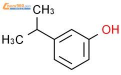 3-异丙基苯酚结构式图片|618-45-1结构式图片