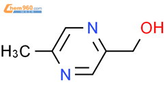 5-甲基-2-吡嗪甲醇结构式图片|61892-95-3结构式图片