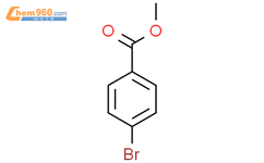 对溴苯甲酸甲酯结构式图片|619-42-1结构式图片