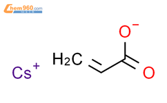 丙烯酸铯结构式图片|61981-38-2结构式图片