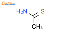 硫代乙酰胺结构式图片|62-55-5结构式图片