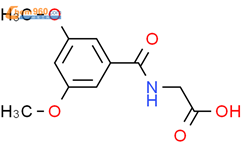 甘氨酸,N-(3,5-二甲氧基苯甲酰基)-结构式图片|62098-74-2结构式图片