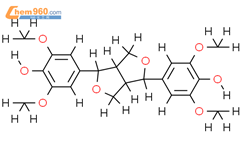 (-)-丁香脂素结构式图片|6216-81-5结构式图片