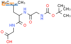 Glycine, N-[N-[N-[(1,1-dimethylethoxy)carbonyl]glycyl]-D-leucyl]-结构式图片|62188-59-4结构式图片