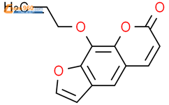 7H-呋喃[3,2-g][1]苯并吡喃-7-酮，9-（2-丙烯氧基）-结构式图片|62188-89-0结构式图片