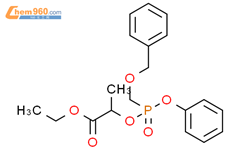 Propanoic acid,2-[[(S)-phenoxy[(phenylmethoxy)methyl]phosphinyl]oxy]-, ethyl ester,(2S)-结构式图片|622865-65-0结构式图片