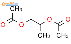 1,2-丙二醇二乙酸酯结构式图片|623-84-7结构式图片
